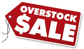 Overstock, Clearance and Sale Items