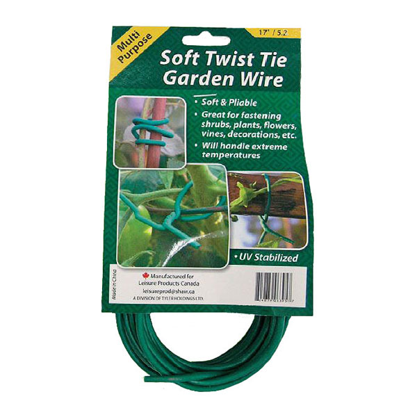 Garden Cable Ties Green, Green Gardening Wires