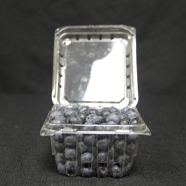 Clear Vented Clamshell Berry Container (1 Qt. & 320/Case)